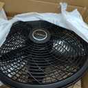Lasko Pedestal Fan, Oscillating Fan for Bedroom with Adjustable Height and 3 Cooling Speeds, Portable, 18", Black, 1827