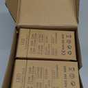 CTKcom 4-Pack A19 Half Chrome Light Bulb 4W Dimmable, E26 Base Natural Light 4000K 40W Equivalent 320lm AC110V, E26 Base Decorative Silver Mirror LED Edison Bulb for Indoor Living Room