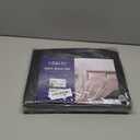 MR&HM Satin Bed Sheets, Queen Size Sheets Set, 4 Pcs Silky Bedding Set with 15 Inches Deep Pocket for Mattress (Queen, Black Striped)