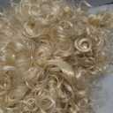 Women`s 50s Curly Blonde Movie Sweetheart Wig for Sandy Film Fancy Dress Costume