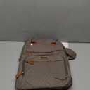 BabbleRoo Diaper Bag Backpack - Baby Essentials Travel Tote - Multi Function Water Resistant Diaper Bag, Travel Essentials Baby Bag with Changing Pad, Stroller Straps & Pacifier Case - Unisex, Khaki (26L)