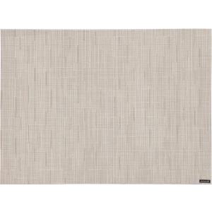 Chilewich Bamboo Placemats Set of 4, Woven Rectangle Placemats | Reusable, Stain-Resistant, Indoor/Outdoor Tabletop Protection, 19" x 14", Chino
