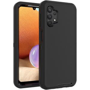 Case for Galaxy A23, Heavy-Duty Tough Rugged Shockproof Drop Protective Cover Cases for Samsung Galaxy A23, Black