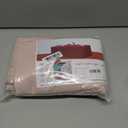 Obstal 2 Pack 4ft Tablecloths for Rectangle Tables - Water Resistant Washable Fabric Polyester Rectangle Table Cover Protector for Wedding, Banquet and Trade Shows, 48" L x 24" W x 30" H, Dusty Pink