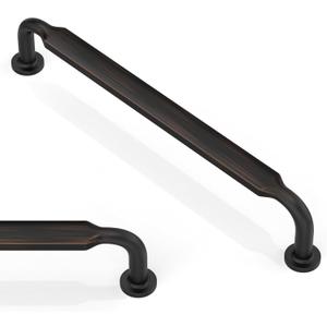 10 Pack Oil Rubbed Bronze Cabinet Pulls 6.3 Inch(160mm) Kitchen Cabinet Handles Solid Zinc Alloy Cabinet Hardware Drawer Pulls