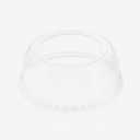 Wide Hole Dome Lid, PET 98mm Diameter Plastic Cold Cup Lids [Case of 1000 Counts]