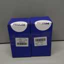 MIULEE Halloween Cafe Curtains 24 Inch Length Half Window Curtain Semi Sheer Farmhouse Short Linen Drapes for Kitchen Bathroom Basement Small Window, Rod Pocket Tier Curtains 2 Panels W26XL24, Black