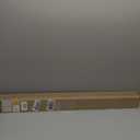 UNISHADES 100% Blackout Cordless Roman Shades for Indoor Windows & French Doors, 35 1/4" W 60" H - Blackout - Natural