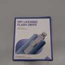 Flash Drive for iPhone iPad, Photo Stick for External Memory Storage, Easily Back Up and Save Photos Videos, USB Memory Stick Thumb Drive for iPhone/iPad/Android/PC (Blue) (256 GB)