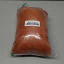 LIFEREVO 2 Pieces Fluffy Faux Rabbit Fur Pillow Cases, Luxury Soft Plush Shaggy Bubble Pillowcases King Size with Zipper, Furry Fuzzy Long Pillow Shams for Adult Girls Kids Teens 20x36, Burnt Orange