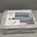 Momcozy Pregnancy Pillows for Sleeping, U Shaped Full Body Maternity Pillow with Removable Cover - Support for Back, Legs, Belly, HIPS for Pregnant Women, 57 Inch Pregnancy Pillow for Women, Grey