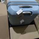 Samsonite Freeform 2-Piece Luggage Set - Carry-On & Large Checked Luggage with Dual Spinner Wheels - Durable Polypropylene Hardshell - TSA Lock, Airline-Approved - Expandable Hard Shell - Sky Blue