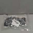 10 Pcs Removable Chin Cord Windproof Hat Strap Clips Anti-Lost Cap Strap Clips for Golfing Boating Fishing Hat Outdoor (Black)