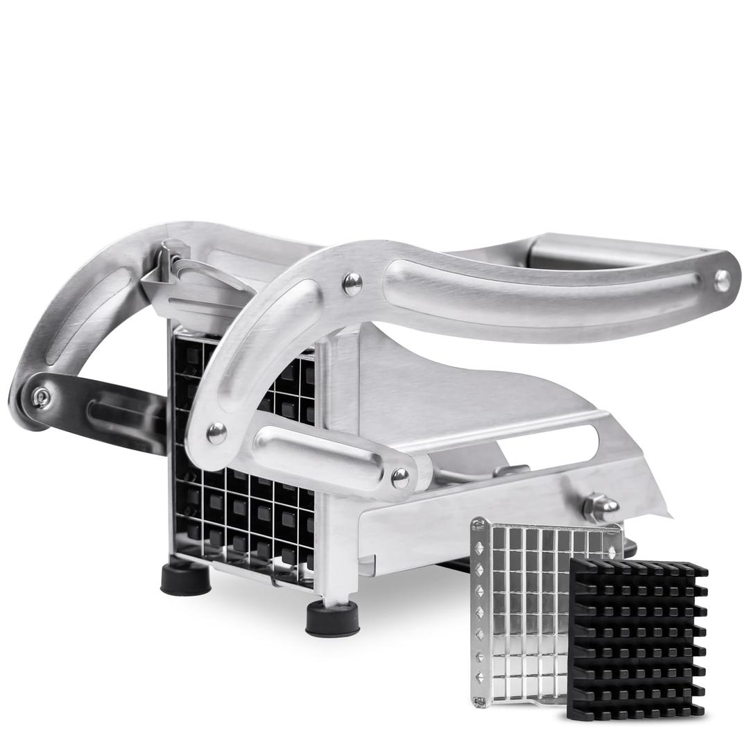 French Fry Cutter - Potato Cutting Machine with 2 blades,cutter machine for French Fries, Onion, Apple