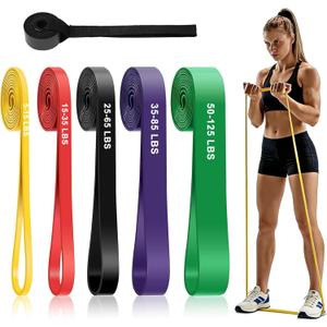 TB3C Pull Up Bands, Resistance Bands Set, Pull-Up Assistance Bands Set for Men & Women, Exercise Workout Bands for Working Out, Body Stretching, Physical Therapy, Muscle Training