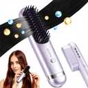 New Go Brush Pro 2026 Cordless Hair Straightener Brush, 280M Dual-Pole Ions, 1-Min MCH Fast Heat, 4000mAh 45-Min Runtime,TSA Mini& Travel,Auto Shut-Off,121 Teeth For Anti-Scald Frizz-Free Salon Smooth