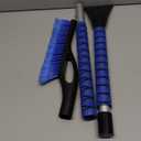 HEEYA 42.2 Inch Ice Scraper and Brush for Car, Snow Brush and Ice Scraper for Windshield Window, Car Snow Scraper with Foam Grip for SUV Truck Jeep Vehicle - Blue