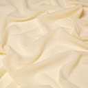 Polyester Georgette Fabric Soft Cream Plain - per Yard