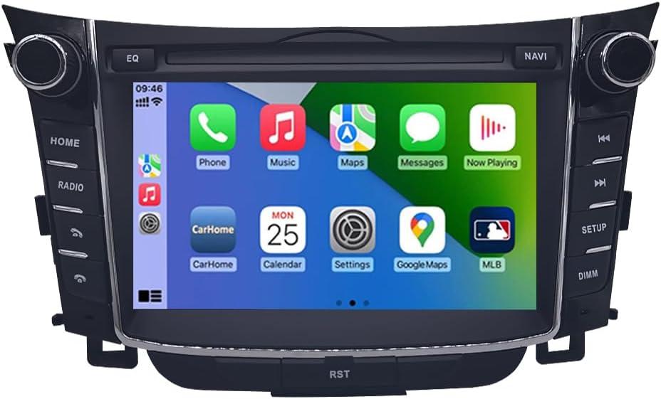 Android 13 for Hyundai i30 Radio Elantra GT 2 Generation Car Stereo 2011-2017 Head Unit Navi GPS Multimedia WiFi Steering Wheel Control CarPlay Android Auto 4GB RAM + 64GB