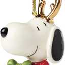 Lenox 895787 Snoopy with Gift Ornament, Christmas