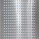 12-Inch Rectangle Rain Shower Head, KES Ultra-Thin High Pressure Rainfall Shower Heads, 300 Nozzles for Dense Water Flow, Full Body Waterfall Coverage, Wall or Ceiling Mount, Brushed Steel, J215F18-BS