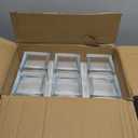 Set of 6 Square Glass Vases for Centerpieces 5in x 5in x 5in Clear Short Flower Vase, Plant Terrariums, or Candle Holders for Wedding Centerpieces, Office Decor, Home Dcor, Parties