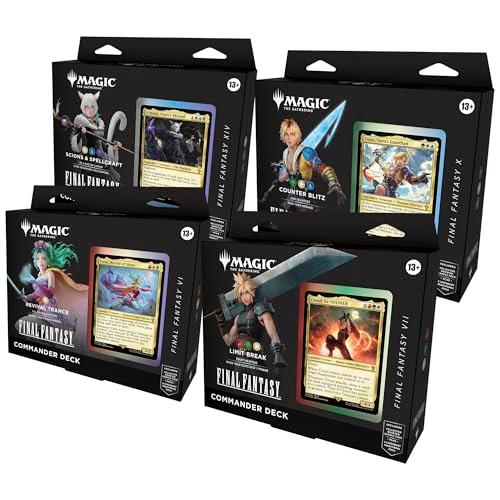Magic: The Gathering - Final Fantasy Commander Deck Bundle (Includes All 4 Decks)
