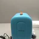Hansburg Mini Fridge for Bedroom Skincare Cooler & Warmer Portable Small Refrigerator 4 Liter/6 can with 12v AC/DC/USB Option for Food, Drinks, Makeup, Dorm, Office and Car