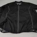 LAZAWG Sauna Suit Women Sweat Jacket Slimming Fitness Body Exercise Gym Running Only Top (X-Large, Black-5144)