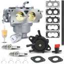 Carburetor Carb Replaces For Briggs Stratton V-Twin Intek 22HP 23HP 24HP 25HP 26HP 27HP Engine 407777 40G777 40H777 406777 40F777 407677 44677A 446777 405777 446677 445577 441777 445705 445777