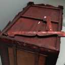Large Antique Style Steamer Trunk, Decorative Storage Box