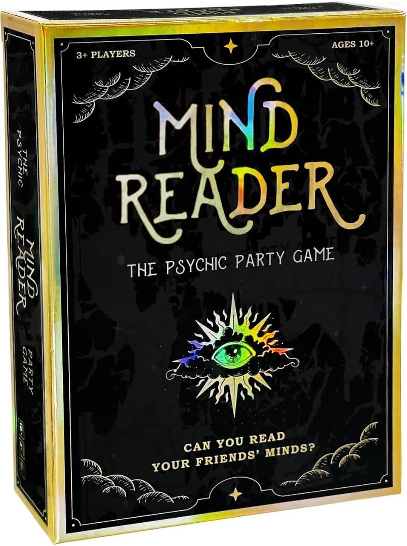 Mind Reader  Can You Read Your Friends' Minds? The Fun Mind Reading Psychic Mind Meld Medium Party for Kids, Adults, Friends & Families - Perfect for Halloween or Board Games Night