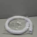 ANTOBLE 48" Universal Pool Vacuum Hose Replacement for Kreepy Krauly, Baracuda G3/G4, Hayward Navigator, Pool Vac Ultra, AquaBug, Creepy Crawler & More White,