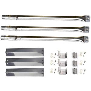 Chargriller 5050 Duo Replacement Burner Brackets, Heat Plates & Burners Kit