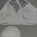 Women's Sporty Adjustable Wide Straps Bikini Top Large Bust Criss Cross Back Supportive Swimsuit Tops Only (White, XXL)