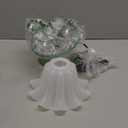 Flower Table Lamp,LED Reading Light Bedside Vintage Flower Night Light,3 Colors Modes Kawaii Bedside Lamps Decor,Living Room Bedroom Room Lighting Table Lamps Home Decoration (Green)