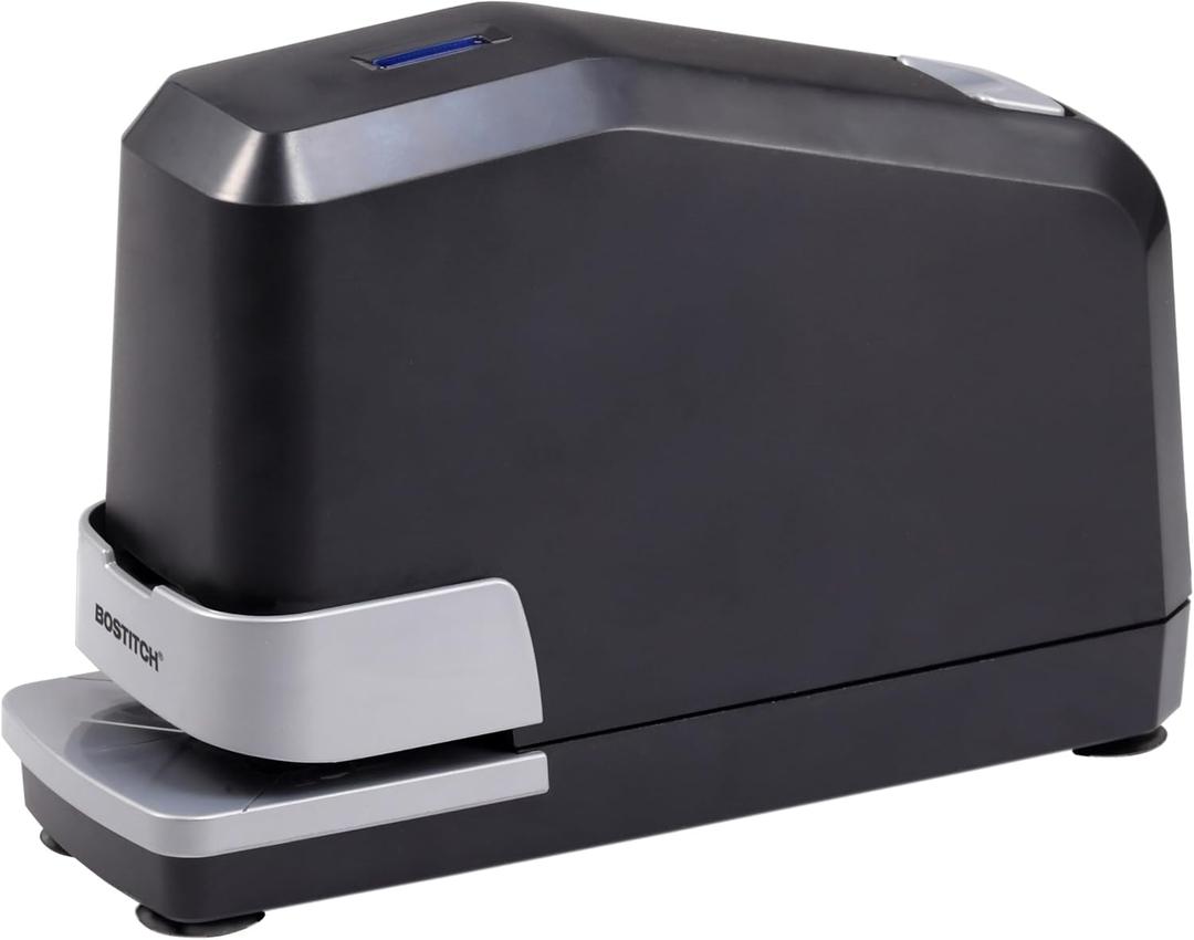 Bostitch Office Impulse Heavy Duty Electric Stapler Value Pack, 45 Sheet Capacity, Includes 5,000 Staples & Staple Remover, No-Jam, Faster Stapling, Black