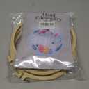 Myfelicity Easter Embroidery Kit for Beginners – 3 Unique Spring Designs (Rabbit, Rooster & Easter Egg), Soft Floss, Hoops & Step-by-Step Guide – Stress Relief Craft Gift for Her, Kids & Craft Lovers