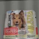 Paw Inspired 32ct Disposable Dog Diapers | Female Dog Diapers Ultra Protection | Diapers for Dogs in Heat, Excitable Urination, or Incontinence (Medium Plus)