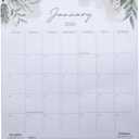Aesthetic Monthly Wall Calendar 2026 Runs from Jan 2026 to Dec 2026 Vertical 11.6x14.6'' Small Size Spiral Binding Hanging Wall Calendar Year's Planner with Clear Waterproof Cover