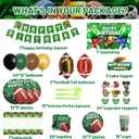 177 Pcs Football Birthday Party Decorations Football Themed Party Supplies Include Balloon Banner Tablecloth Backdrop for Boy Girl Sport Birthday Decorations