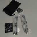 Multifocus Reading Glasses Men Bifocal No Line Progressive Multifocal Reader Blue Light Computer Frame Eyeglasses 2pk (Clear 0 Zero Top Multifocal Lens(black/Brush Gun))