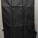 ALL BLACK ZIPPER BAG (23"X50")