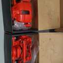 TRQ Front Performance Brake Caliper Set Red Compatible with 2007-2011 Mini Cooper