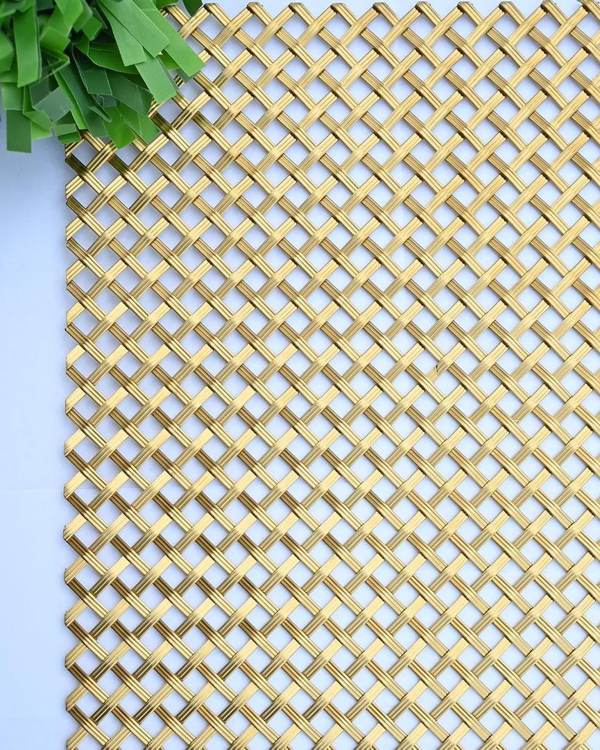 Decorative Metal Mesh Panels for Cabinet Doors, 1 Pcs, 11.8 x 23.6 in