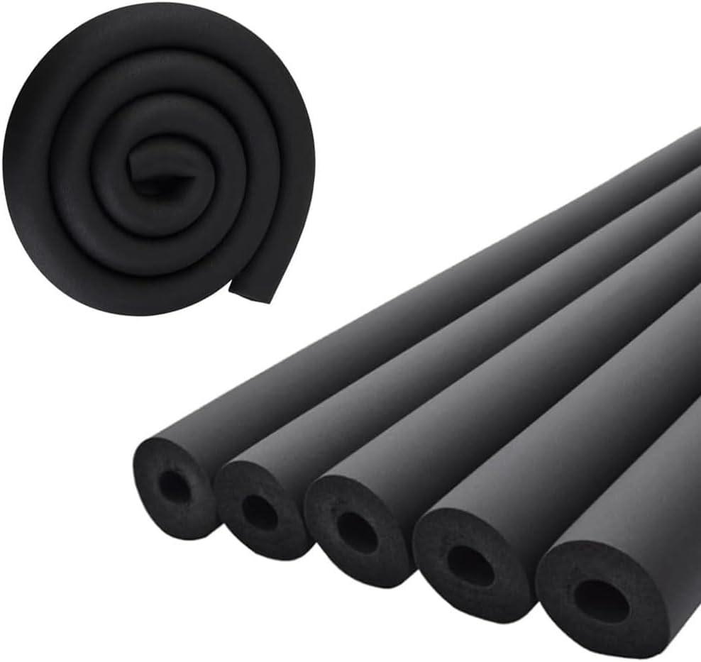 Pipe Insulation Tubing (1/4" x 3/8" x 6FT),1/4" ID Pipe Insulation Foam Tubing, Guitar Stand Foam Tubing, Hollow Tube Covers, Gym Handle Protectors and Roof Racks, Etc.