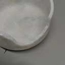 Gusto Nostro White Marble Wine Chiller for Glass and Stainless Steel Tumbler Set of 2 - Freezable Wine Glass Chiller Holder - Cool Set of Chillers and Stemless Metal Wine Tumblers for Home Bar (Black),Damage 1 Pcs