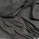 Pinch Pleated Sheer Curtains 108 Inch Length 2 Panels Set, Black Semi Voile Sheer Curtains for Bedroom Living Room Pinch Pleated Soft Touch Light Filtering Drapes(Black, 42 W x 108 L, 2 Panels)