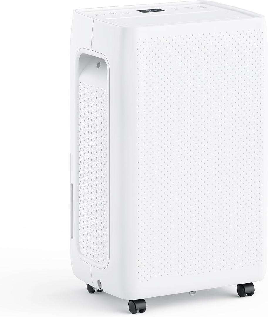 50Pints Dehumidifier with Drain Hose, 3,500 Sq.Ft Dehumidifier for Basement, 4.5L/1.19 Gallon Tank, Energy Star Cert. 41dB, Airflow Swing, Humidity Remover for Home, Bedroom & Bathroom