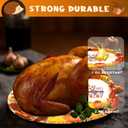 YQUQWN 50 PCS Oval Thanksgiving Paper Plates 12 x 10 Inch Heavy Duty Disposable Plates for Pumpkin Fall Harvest Holiday Thanksgiving Party Supplies Table Decor